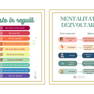 Pachet Mindfulness - părinți și copii - Creează un mindset pozitiv! 8 Pachet Mindfulness - părinți și copii - Creează un mindset pozitiv! - imagine 3