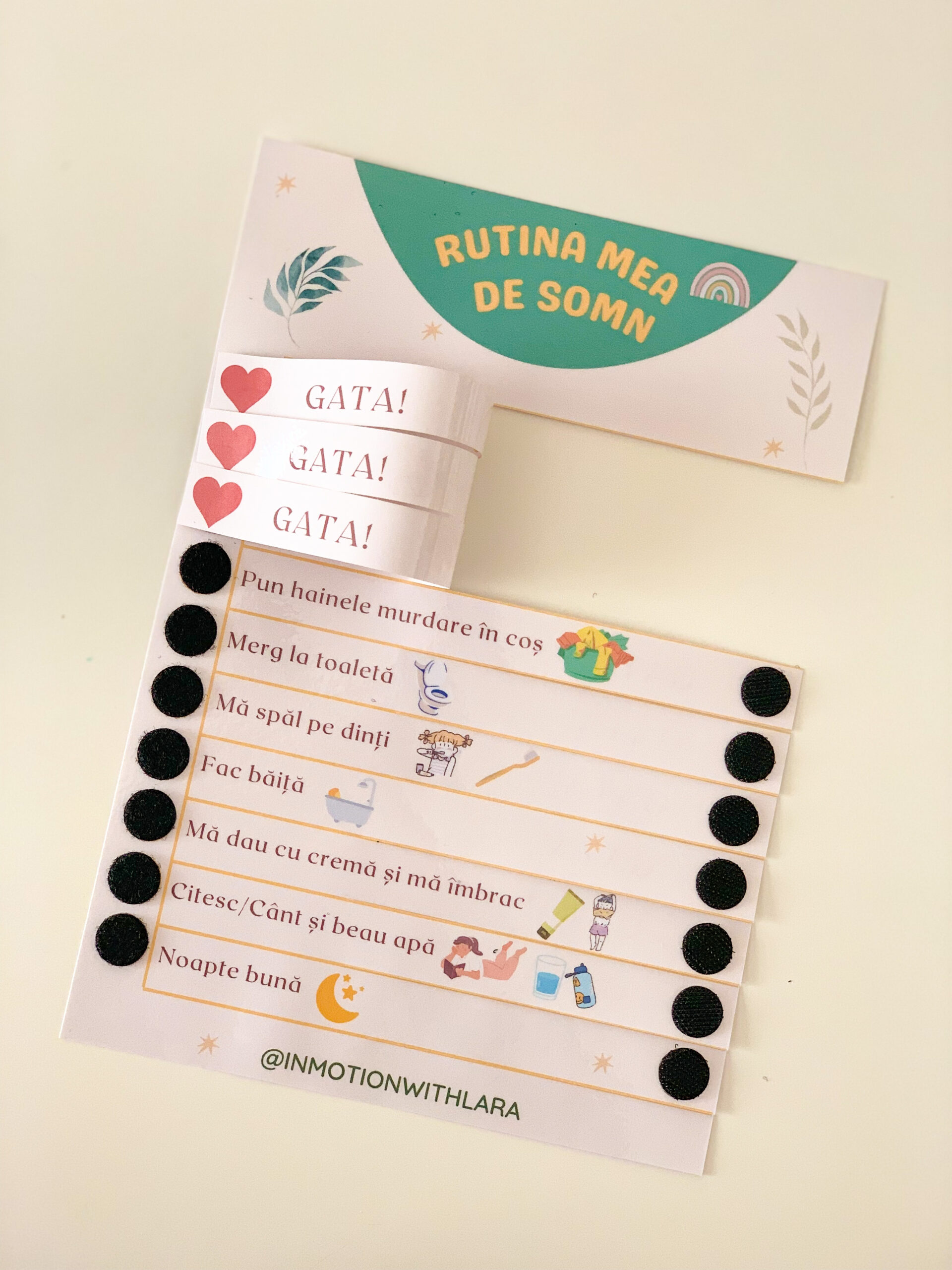 Schemă copii - Rutina mea de somn 3 Schemă copii - Rutina mea de somn