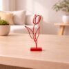 Decoratiune minimalista "Lalea" 1 lalea rosie