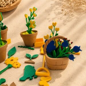 Set educational Montessori "My garden", joaca senzoriala si joc de rol, tematica Gradina 70+ piese 11 Set educational Montessori "My garden", joaca senzoriala si joc de rol, tematica Gradina 70+ piese - imagine 5