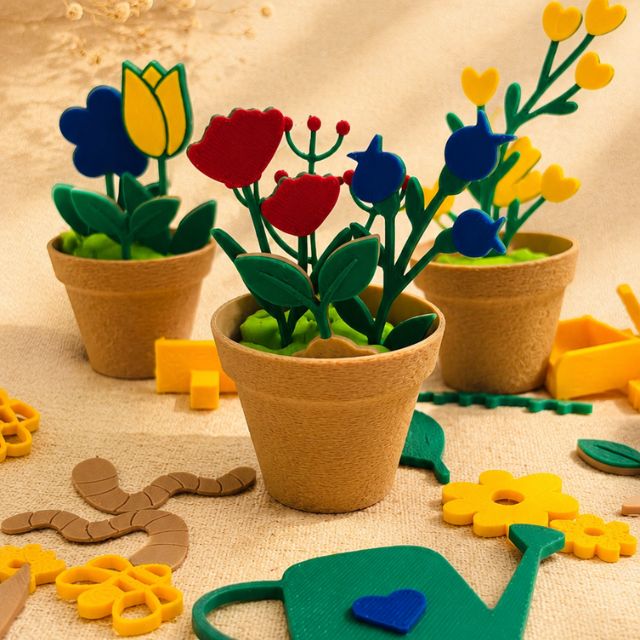 Set educational Montessori "My garden", joaca senzoriala si joc de rol, tematica Gradina 70+ piese 6 Set educational Montessori "My garden", joaca senzoriala si joc de rol, tematica Gradina 70+ piese - imagine 4